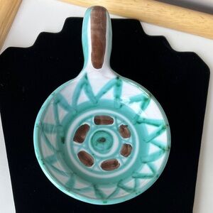 Vintage Robert Picault French Vallauris Pottery Handled Dish